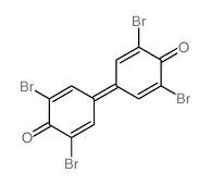 2,5-Cyclohexadien-1-one,2,6-dibromo-4-(3,5-dibromo-4-oxo-2,5-cyclohexadien-1-ylidene)- Structure