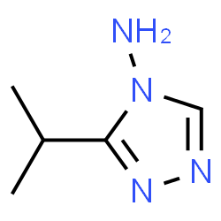 4H-1,2,4-Triazol-4-amine,3-(1-methylethyl)-(9CI) Structure