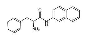 L-苯丙氨酸-β-萘酰胺结构式