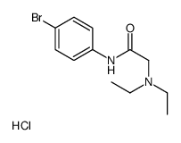 N-(4-Bromophenyl)-2-(diethylamino)acetamide monohydrochloride结构式
