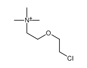 O-(2-chloroethyl)choline Structure
