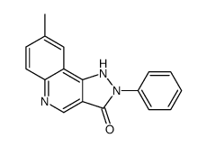 8-methyl-2-phenyl-1H-pyrazolo[4,3-c]quinolin-3-one结构式