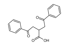 4-oxo-2-phenacyl-4-phenyl-butyric acid Structure