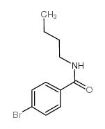 N-丁基-4-溴苯甲酰胺结构式