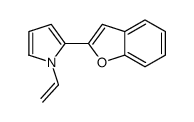 2-(1-benzofuran-2-yl)-1-ethenylpyrrole结构式