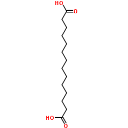 Tetradecanedioic acid Structure