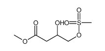methyl 3-hydroxy-4-methylsulfonyloxybutanoate Structure