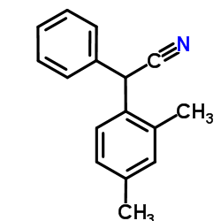 (2,4-Dimethylphenyl)(phenyl)acetonitrile Structure