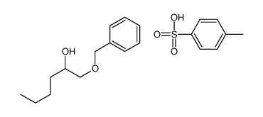 4-methylbenzenesulfonic acid,1-phenylmethoxyhexan-2-ol结构式