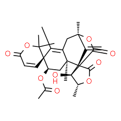 5β-Acetoxy-17-de(acetoxy)austin Structure
