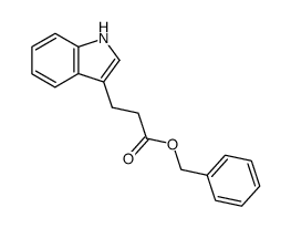 benzyl 3-indole propionate Structure