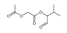2-(O-Acetyl)glycoloxy-3-methylbutanal Structure