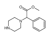 methyl 2-phenyl-2-piperazin-1-ylacetate Structure