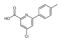 4-chloro-6-(p-tolyl)picolinic acid结构式