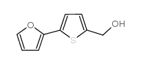 [5-(2-呋喃基)噻吩-2-基]甲醇结构式