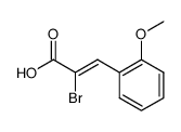 α-bromo-2-methoxy-trans-cinnamic acid Structure