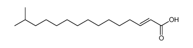 14-methylpentadec-2-enoic acid Structure