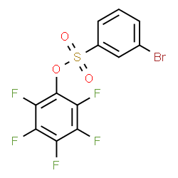 PENTAFLUOROPHENYL 3-BROMO-BENZENESULFONATE structure