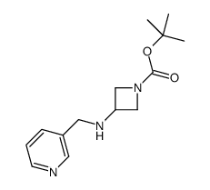 tert-butyl 3-(pyridin-3-ylmethylamino)azetidine-1-carboxylate Structure