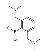 [2,6-bis[(dimethylamino)methyl]phenyl]boronic acid Structure