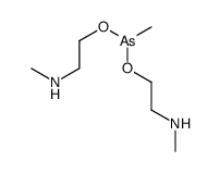 N-methyl-2-[methyl-[2-(methylamino)ethoxy]arsanyl]oxyethanamine Structure