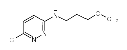 3-氯-6-(3-甲氧基丙基氨基)哒嗪结构式