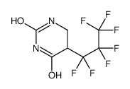 5-(1,1,2,2,3,3,3-heptafluoropropyl)-1,3-diazinane-2,4-dione结构式
