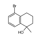 1-Methyl-5-brom-1,2,3,4-tetrahydro-1-naphthol结构式