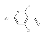2,4-DICHLORO-6-METHYLNICOTINALDEHYDE Structure