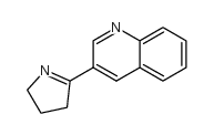 3-(4,5-二氢-3H-2-吡咯)-喹啉结构式