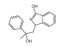 3-(2-hydroxy-2-phenylpropyl)-2,3-dihydroisoindol-1-one结构式