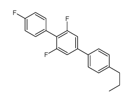 1,3-difluoro-2-(4-fluorophenyl)-5-(4-propylphenyl)benzene Structure