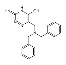 3-AMINO-6-((DIBENZYLAMINO)METHYL)-1,2,4-TRIAZIN-5(2H)-ONE Structure