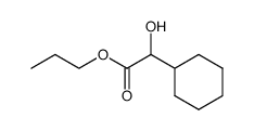 cyclohexyl-hydroxy-acetic acid propyl ester Structure