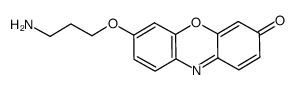 7-(3-aminopropoxy)-3H-phenoxazin-3-one Structure
