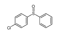 (p-Chlorophenyl)(phenyl) sulfoxide Structure