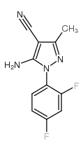 5-氨基-4-氰基-1-(2,4-二氟苯基)-3-甲基-1H-吡唑图片
