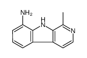 1-methyl-9H-pyrido[3,4-b]indol-8-amine Structure