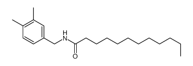 N-[(3,4-dimethylphenyl)methyl]dodecanamide Structure