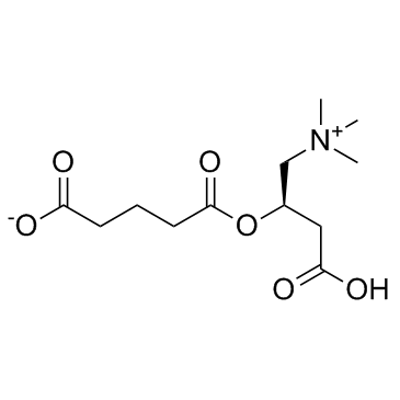 谷氨酰-L-肉碱 锂盐结构式