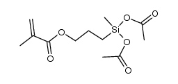 3-(methyldiacetoxysilyl)propyl methacrylate Structure