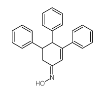 2-Cyclohexen-1-one,3,4,5-triphenyl-, oxime结构式