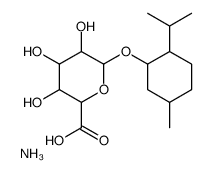 薄荷唑葡萄糖酮酸铵盐结构式