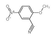 2-甲氧基-5-硝基苯甲腈结构式