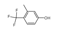 3-methyl-4-trifluoromethylphenol结构式