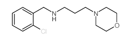 (2-氯苄基)-(3-吗啉-4-丙基)-胺结构式