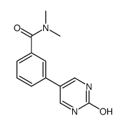 N,N-dimethyl-3-(2-oxo-1H-pyrimidin-5-yl)benzamide Structure