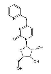1-((2R,3R,4S,5R)-3,4-dihydroxy-5-(hydroxymethyl)tetrahydrofuran-2-yl)-4-(pyridin-2-ylthio)pyrimidin-2(1H)-one Structure