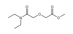 Methyl-N,N-diethyldiglycollamat Structure