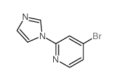 4-bromo-2-imidazol-1-ylpyridine Structure